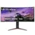 Monitor Gamer Curvo LG UltraGear 34″, 2K WQHD, UltraWide, 160Hz, 1ms, FreeSync Premium, HDR10, Som Integrado – 34GP63A-B